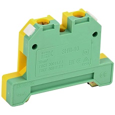 Зажим наборный ЗНИ-10PEN 10мм2 (JXB-земля) IEK YZN20-010-K52