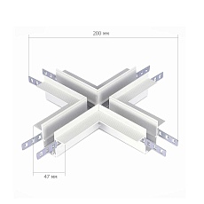 Коннектор L-образный внутренний ST Luce ST007.549.00 2