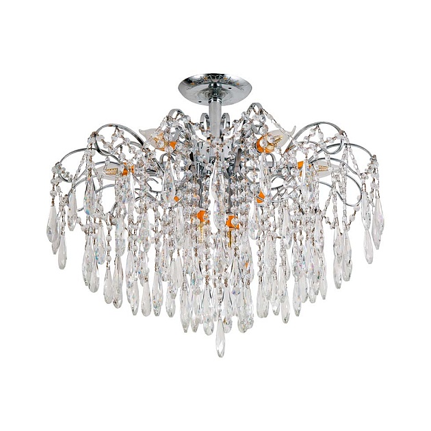 Потолочная люстра ЭкономСвет 59172/8CR WT Фото № 1