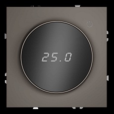 Терморегулятор электронный S70 с индикацией и датчиком, для теплого пола, (капучино) Voltum VLS070114 5