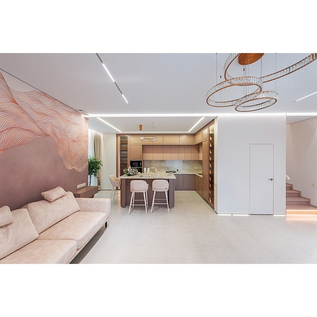 Трековый светодиодный светильник Denkirs Smart Linear DK8004-WH Фото № 5