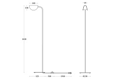 Торшер Maytoni Technical Mollis MOD126FL-01B 5