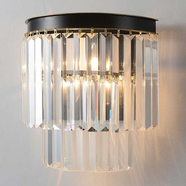 Бра Crystal Lux MAXIME AP2 BLACK Фото № 4