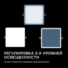 Встраиваемая светодиодная панель Apeyron 06-131 3