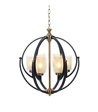 Подвесная люстра Lumina Deco Bergen LDP 1232-6 BK+MD 3