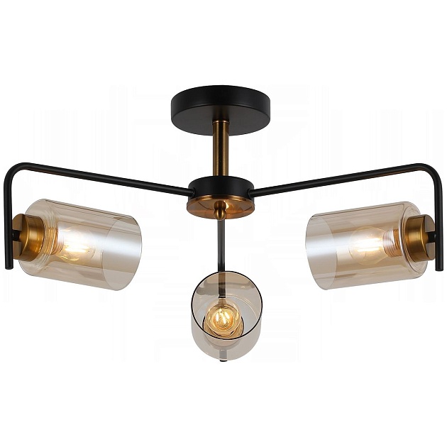 Потолочная люстра Illumico IL8248-3COU-79 BK GD Фото № 1