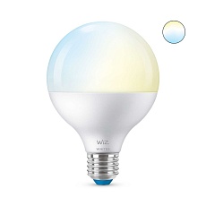 Лампа светодиодная диммируемая WiZ E27 11W 2700-6500K матовая Wi-Fi BLE 75W G95E27927-65TW1PF/6 929002451002 4