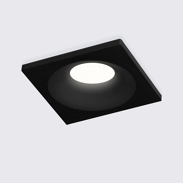 Встраиваемый светодиодный светильник Elektrostandard 15271/Led черный a056027 Фото № 1