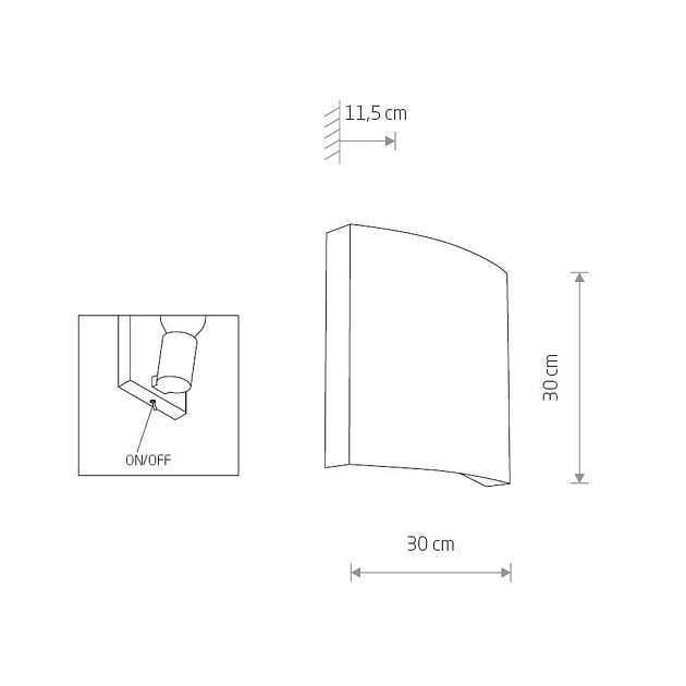 Настенный светильник Nowodvorski Borde I 8046 Фото № 2