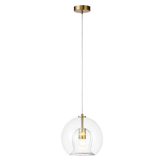 Подвесной светильник Crystal Lux Luisa SP1 Brass/Transparent Фото № 4
