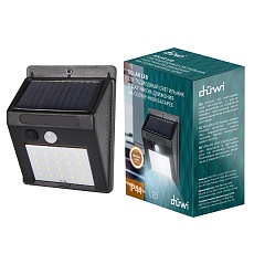 Архитектурный настенный светодиодный светильник Duwi Solar LED на солнеч. бат. с датчиком движ. 24297 0 1