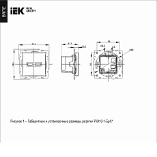Розетка USB A+A 3.1А IEK Brite РЮ10-1-БрШ шампань BR-U21-D31-K37 1
