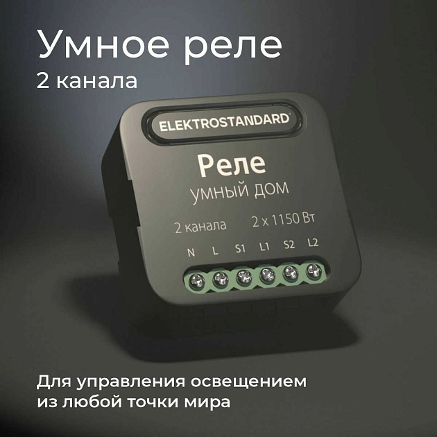 Реле Wi-Fi Elektrostandard (Умный дом) 76007/00 a059326 изображение 3 Реле Wi-Fi Elektrostandard (Умный дом) 76007/00 a059326 Фото № 3