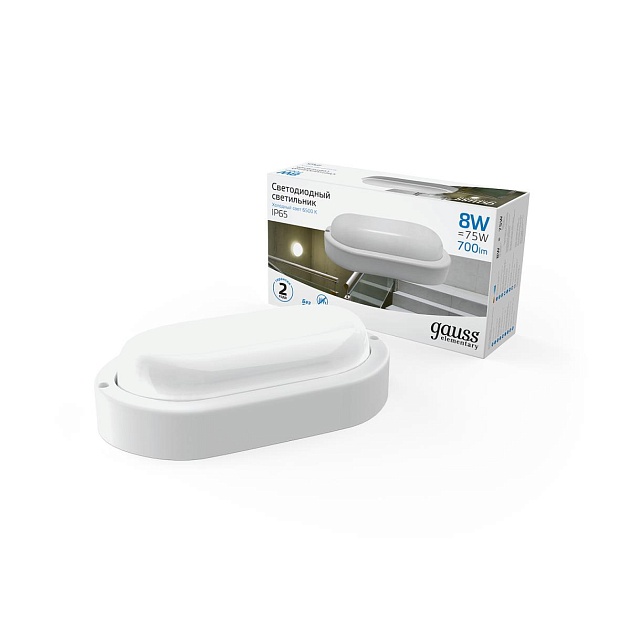 Настенно-потолочный светодиодный светильник Gauss Elementary 161411308 Фото № 3