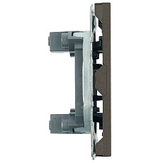Заглушка (механизм), Stekker Эмили, RST00-5116-09, антрацит, soft touch 49935 3