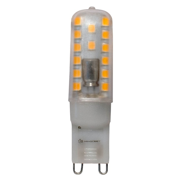 Лампа светодиодная Наносвет G9 2,8W 4000K прозрачная LC-JCD-2.8/G9/840 L227 фото 