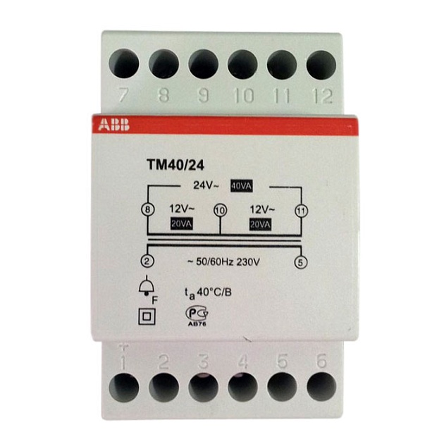 Трансформатор звонковый TM40/24 2CSM228785R0802 Фото № 1