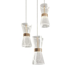 Подвесная светодиодная люстра Freya Dress FR5438PL-L37G 2