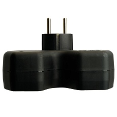 Разветвитель сетевой 3-местный с/з Stekker ADP16-13-21, 250V,16A, ABS огнеустойчивый пластик, черный 50108 2