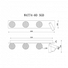 Бра iLedex Telescope W4774-60 SGD 1