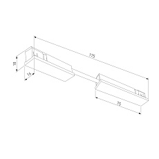 Коннектор гибкий Elektrostandard Brass Line 85007/00 a069643 1