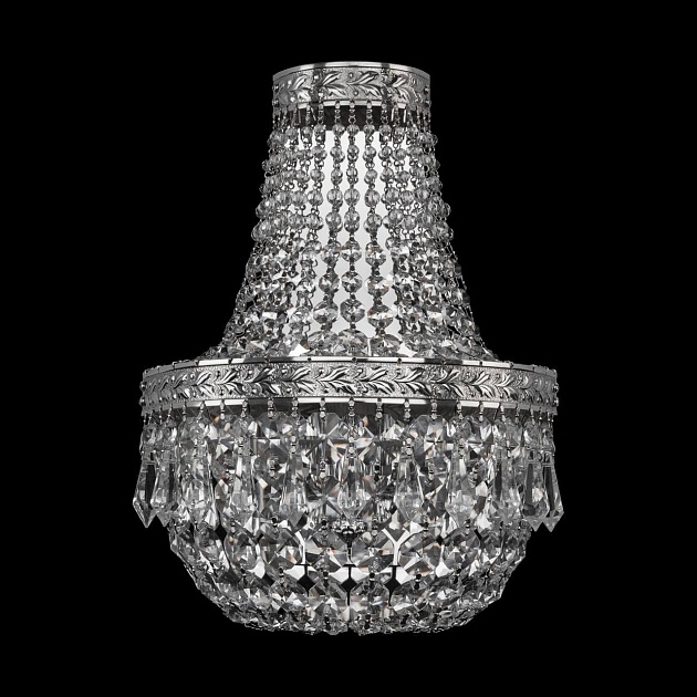 Настенный светильник Bohemia Ivele 19011B/H1/20IV Ni Фото № 1
