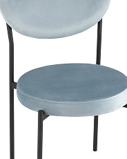 Кухонный стул Stool Group Барбара велюр серо-голубой BARBARA HLR-57 1