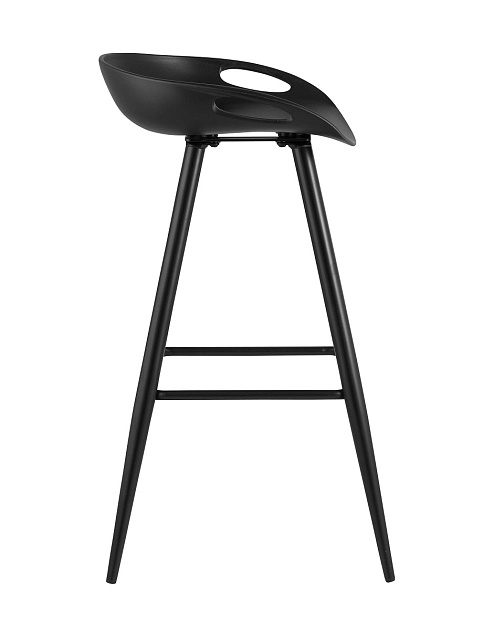 Барный стул Stool Group Флэш черный черные ножки FIYAN BLACK изображение 5 Барный стул Stool Group Флэш черный черные ножки FIYAN BLACK Фото № 5
