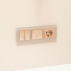 Рамка на 3 поста Werkel Favorit дымчатый W0031117 4690389159862 2