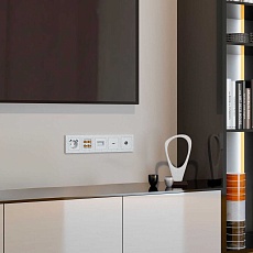 ТВ-розетка оконечная Werkel Hammer белый W1283001 4690389163067 2