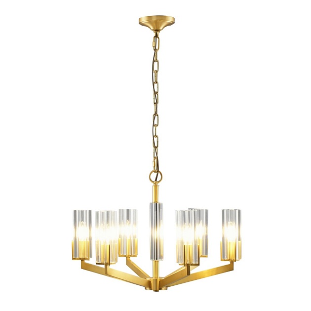 Подвесная люстра Moderli Brass V11074-6P изображение 1 Подвесная люстра Moderli Brass V11074-6P Фото № 1