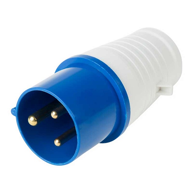 Вилка 023 переносная 2Р+РЕ 32А 220В IP44 REXANT 11-8903 Фото № 1