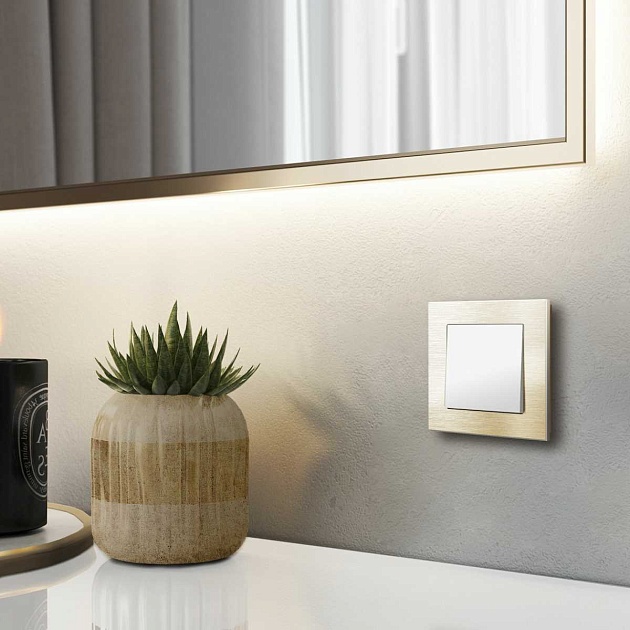 Выключатель одноклавишный Werkel белый матовый W1110061 4690389184536 изображение 5 Выключатель одноклавишный Werkel белый матовый W1110061 4690389184536 Фото № 5