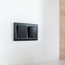 Рамка Werkel Stark на 2 поста черный W0021808 4690389161827 2