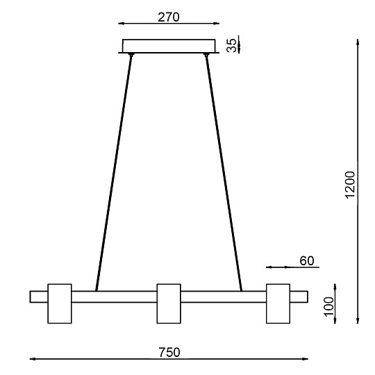 Подвесной светильник Vele Luce Zoom VL10113P06 Фото № 4