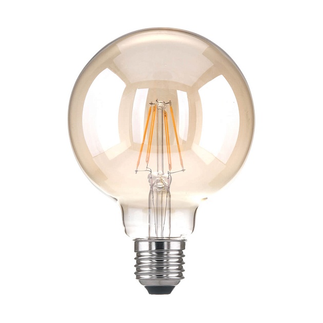 Лампа светодиодная филаментная Elektrostandard E27 6W 3300K прозрачная a048264 фото 