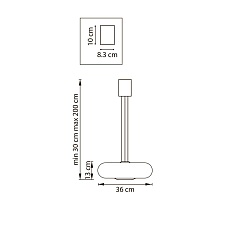 Люстра подвесная 30W 3000K белый Catania Lightstar 689116 1