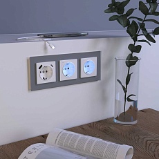 Розетка с заземлением, шторками и USB тип A+C Werkel белый W1171701 4690389176418 3