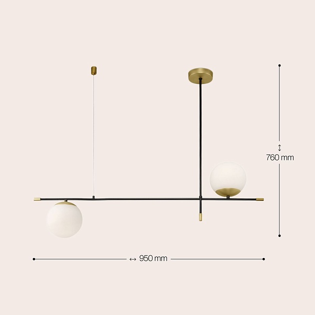 Подвесной светильник Maytoni Nostalgia MOD048PL-02G изображение 3 Подвесной светильник Maytoni Nostalgia MOD048PL-02G Фото № 3