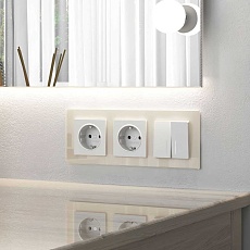 Выключатель Werkel двухклавишный W1122161 4690389191855 4