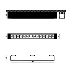 Трековый светодиодный светильник DesignLed SY-601223-BL-25-WW 005402 1