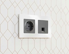 Лицевая панель розетки AMBRELLA VOLT AP6620 1