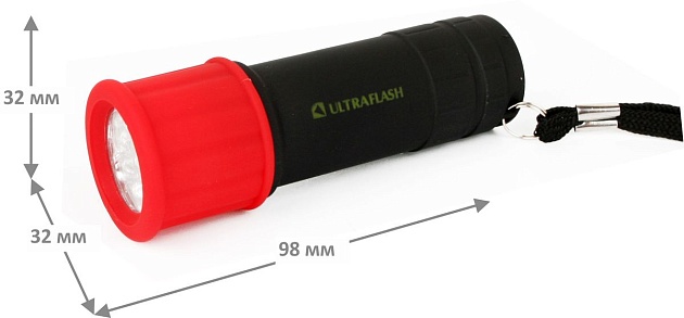 Ручной светодиодный фонарь Ultraflash Active от батареек 98х30 35 лм LED15001-A  10479 фото 3