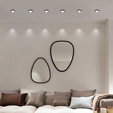 Встраиваемый светильник Elektrostandard 114 MR16 белый/черный a053344 3