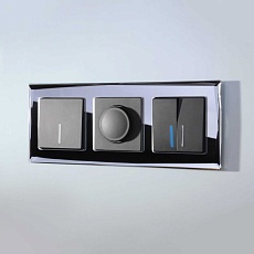 Рамка Werkel Diamant на 3 поста черный W0031208 4690389172762 4