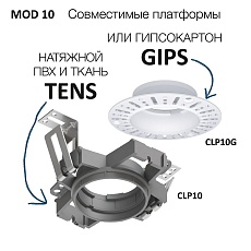 Встраиваемый безрамочный светильник Citilux Skytek SkyPORT.10 MOD CLP10M0 4