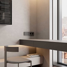 Рамка на 4 поста Werkel Slab бронза матовый W0042963 4690389193538 1