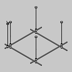Готовая конструкция (набор) Maytoni Technical TFC-Flar-H04-PT 1