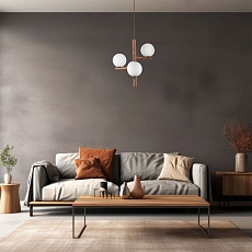 Подвесная люстра TK Lighting 10271 Estera Wood 2