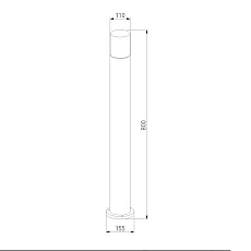 Уличный светильник Elektrostandard Roil 35125/F a055638 1